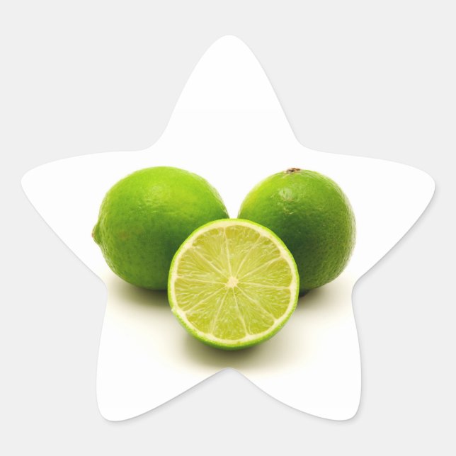 Pegatina En Forma De Estrella Lima persa (Anverso)