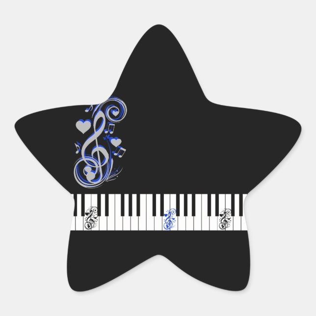 Pegatina En Forma De Estrella Lof Love_ de Key (Anverso)