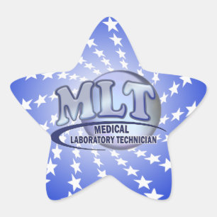 Pegatina En Forma De Estrella LOGO FunBlue de MLT - TÉCNICO DE LABORATORIO MÉDIC