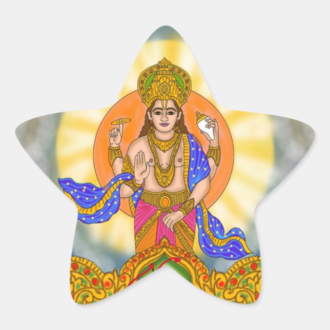 Pegatina En Forma De Estrella Lord Surya Sticker (Anverso)