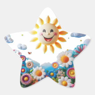 Pegatina En Forma De Estrella Los globos de helio son ligeros
