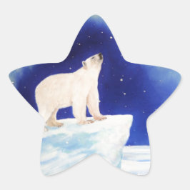 Pegatina En Forma De Estrella Luces polares