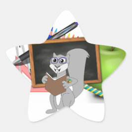 Pegatina En Forma De Estrella Maestra inteligente de la clase destino de la ardi