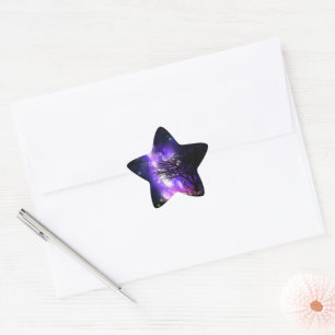 Pegatina En Forma De Estrella Magia Vía Láctea