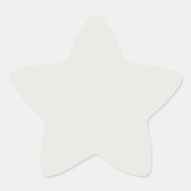 Pegatina En Forma De Estrella Make It Yours: Fondo plateado metálico, Personaliz (Anverso)