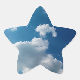 Pegatina En Forma De Estrella Mezcla de nubes