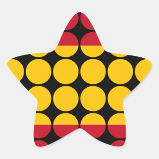 Pegatina En Forma De Estrella Moda Giratoria De Estilo Español: Punto Polka Band