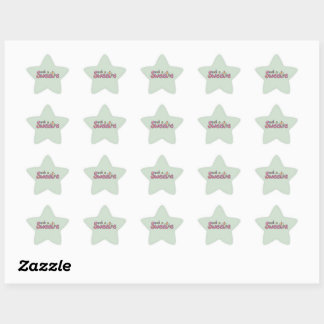 Pegatina En Forma De Estrella Motivo Temático de Caramelo Kawaii
