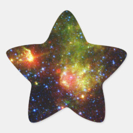 Pegatina En Forma De Estrella Muerte turbia de la estrella masiva de la NASA