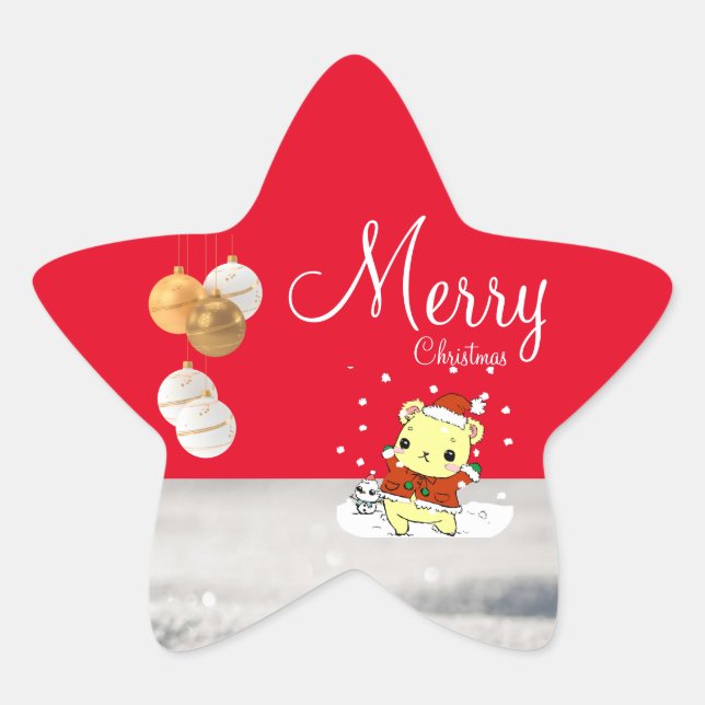 Pegatina En Forma De Estrella Mug (Anverso)