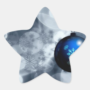 Pegatina En Forma De Estrella Navidades astutos