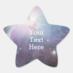 Pegatina En Forma De Estrella Nebula Orion Astronomía estrellas del cielo violet
