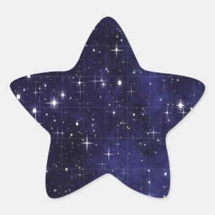 Pegatina En Forma De Estrella Noche estrellada
