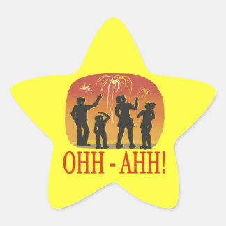Pegatina En Forma De Estrella Ohh Ahh
