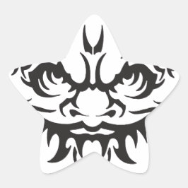 Pegatina En Forma De Estrella Oni Demon