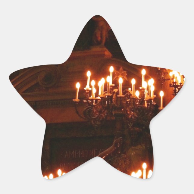 Pegatina En Forma De Estrella Ópera de París / Palacio Garnier (Anverso)