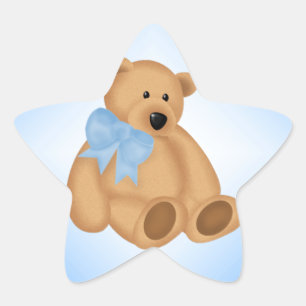 Pegatina En Forma De Estrella Oso De Teddy, Para Niño