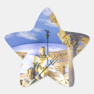 Pegatina En Forma De Estrella Palacio de César Las Vegas Estatua Hotel Casino
