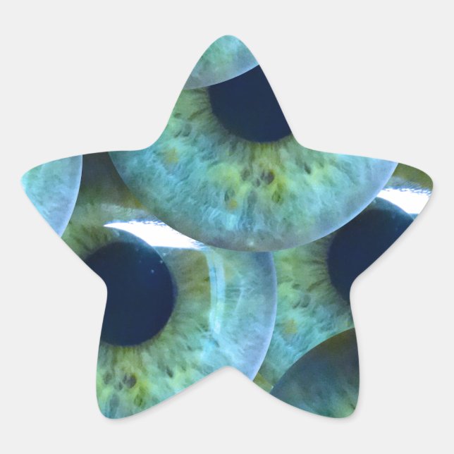 Pegatina En Forma De Estrella paradisíacos (Anverso)