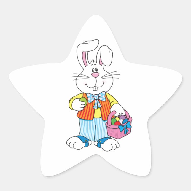Pegatina En Forma De Estrella Pascua (Anverso)