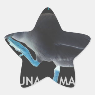 Pegatina En Forma De Estrella Pato con me desperté así y Hakuna Matata texto