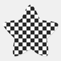 Patrón blanco negro del tablero de verificación cl
