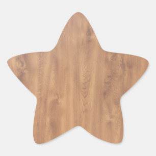Pegatina En Forma De Estrella Patrón de madera oscura