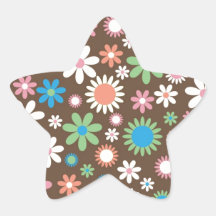 Patrón floral de margarita