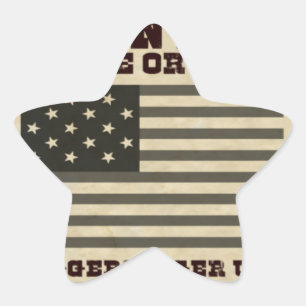 Pegatina En Forma De Estrella Paz deseada