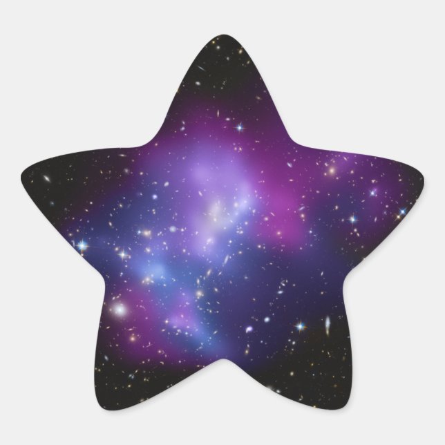 Pegatina En Forma De Estrella Pegatina con forma de estrella de galaxia (Anverso)