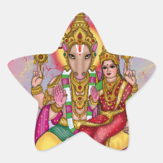 Pegatina En Forma De Estrella Pegatina de Lord Hayagriva