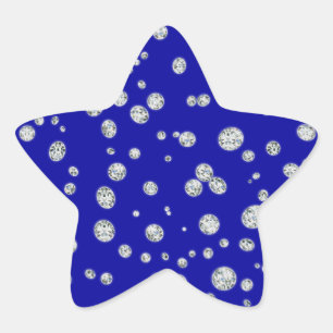 Pegatina En Forma De Estrella Pegatina Estrella Azul