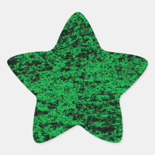 Pegatina En Forma De Estrella Pegatina Estrella de Mármol Negro y Verde