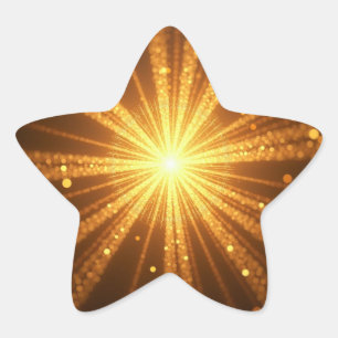 Pegatina En Forma De Estrella Pegatina (Estrella de Oro)