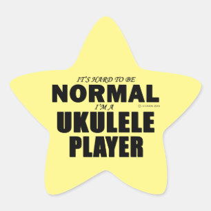 Pegatina En Forma De Estrella Pegatina Estrella del jugador Normal de Ukulele