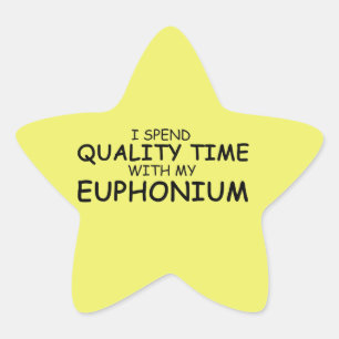Pegatina En Forma De Estrella Pegatina Estrella Euphonium de tiempo de calidad
