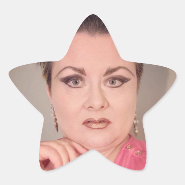 Pegatina En Forma De Estrella Pegatinas de estrellas (Anverso)