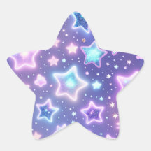 Pegatinas de Neon Dreamy Stars