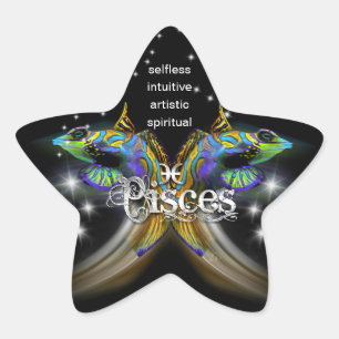 Pegatina En Forma De Estrella Pegatinas de Pisces