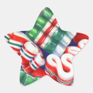 Pegatina En Forma De Estrella Pegatinas de RIBBON CANDY Star