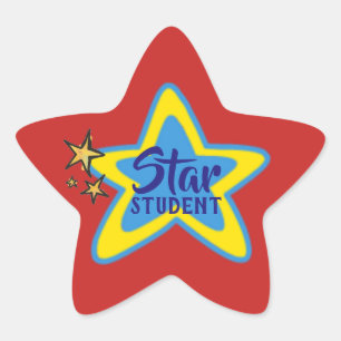 Pegatina En Forma De Estrella Pegatinas de Star Students
