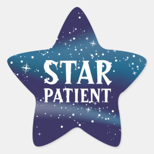 Pegatina En Forma De Estrella Pegatinas pediátricos pacientes de la estrella