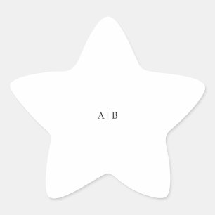 Pegatina En Forma De Estrella Personalizado