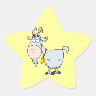 Pegatina En Forma De Estrella personalizado tonto billy cabra