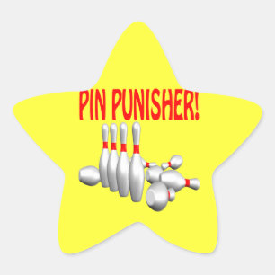 Pegatina En Forma De Estrella Pin Punisher