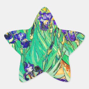 Pegatina En Forma De Estrella PixDezines van gogh iris/st. remy