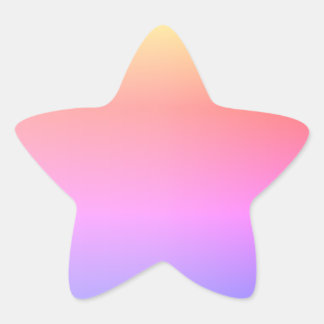 Pegatina En Forma De Estrella Plantilla de combinaciones de colores afortunados