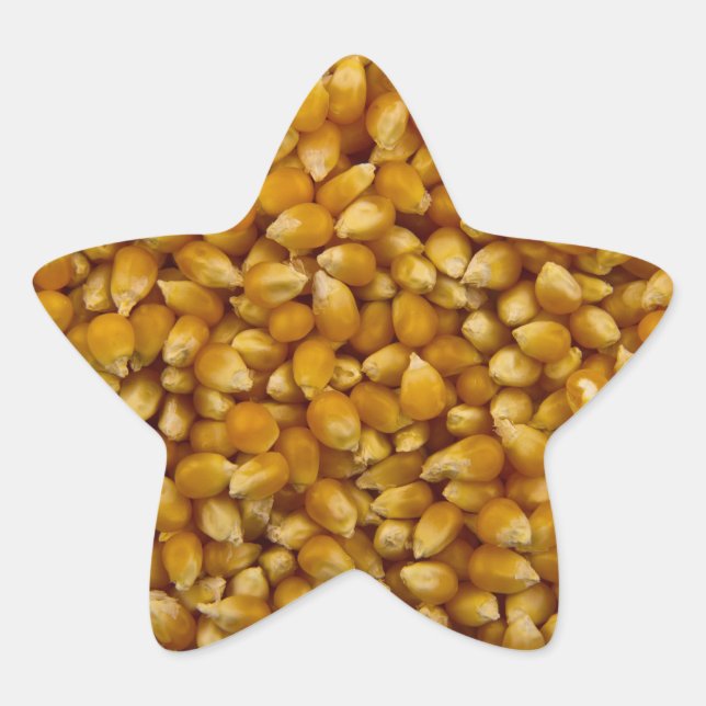 PEGATINA EN FORMA DE ESTRELLA POPCORN (Anverso)
