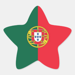 PEGATINA EN FORMA DE ESTRELLA PORTUGAL