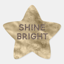 Pegatina En Forma De Estrella Purpurina Glitz Shine Bright